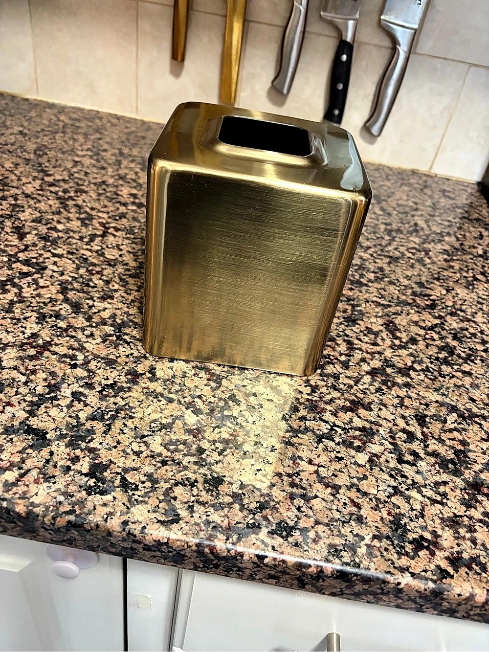 Gold Brushed Metal tissue box